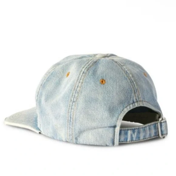 🔥SALE $550 NWT OFF-WHITE DENIM BASEBALL HAT